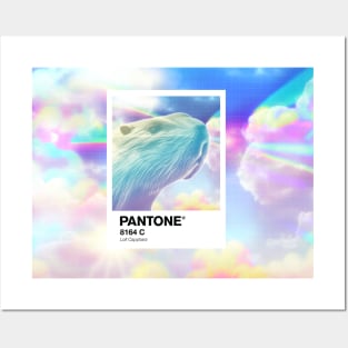 Pantone lofi Capybara aesthetic Posters and Art